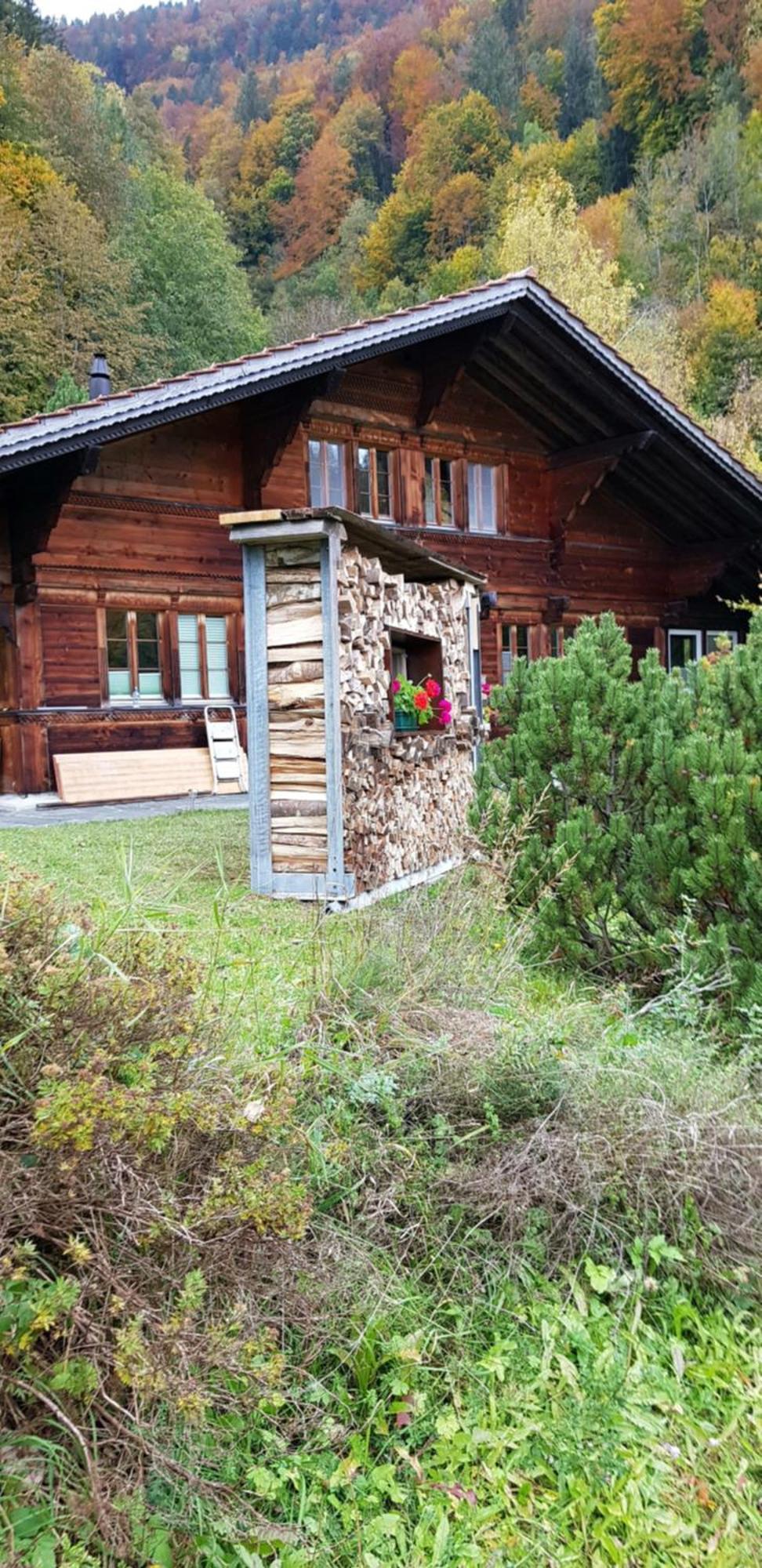 Gemuetliche Fewo Mit Sauna Inmitten Der Berge Meiringen Bagian luar foto